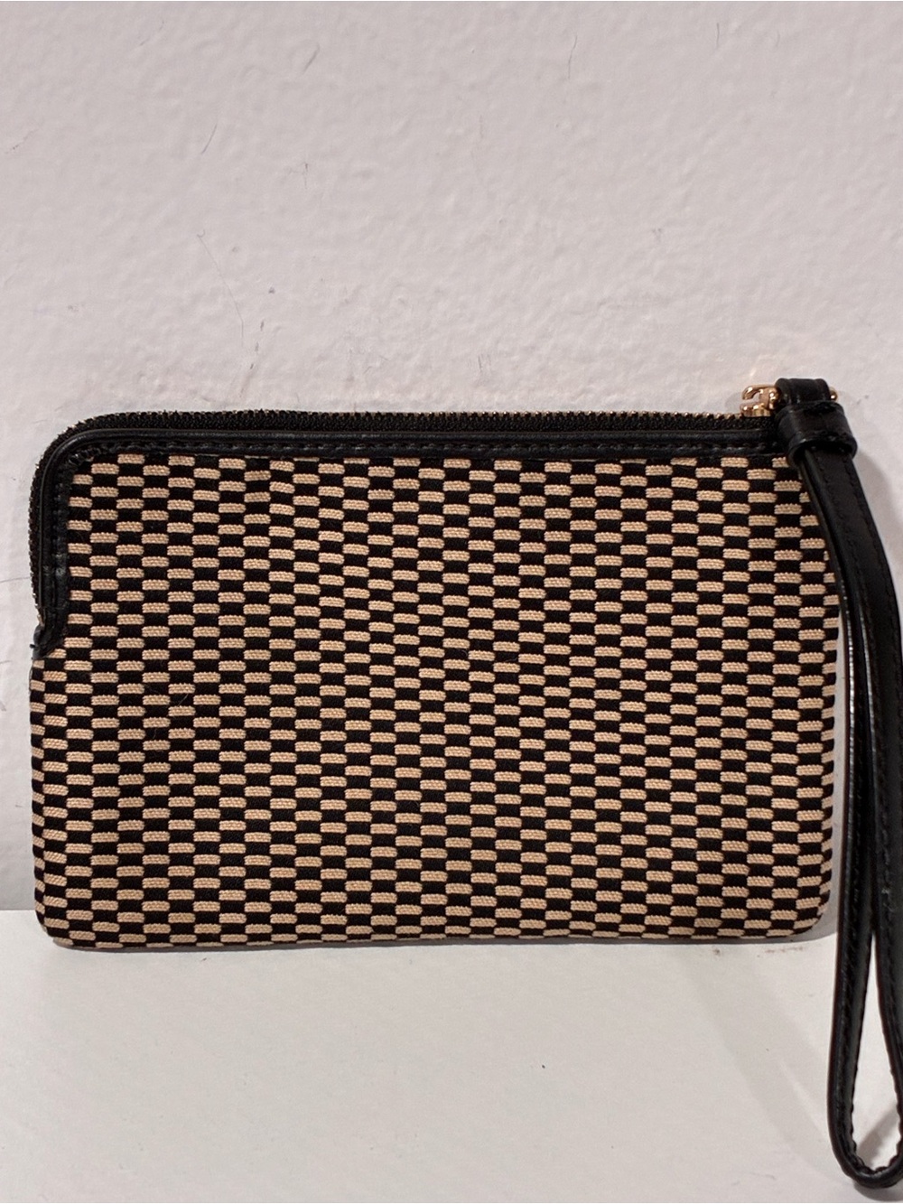 Coach Purse Wristlet with Legacy Print - Milk/Black Wallet - Picture 3 of 4